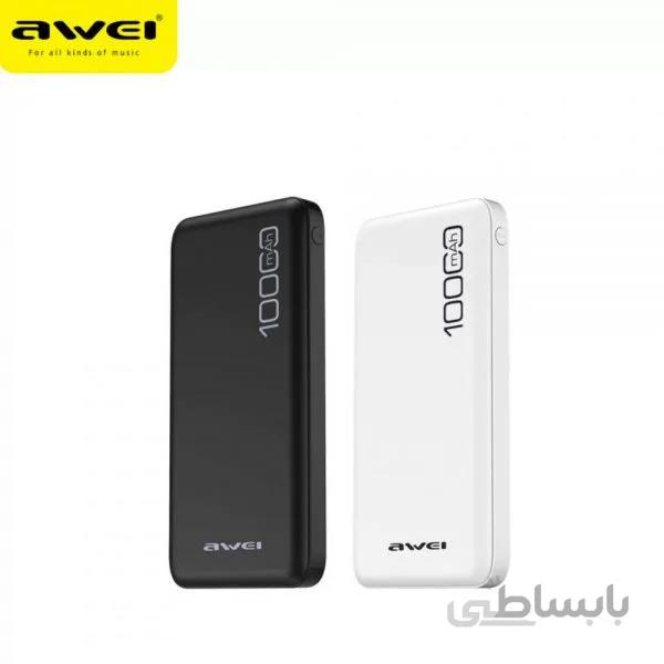 پاوربانک 10000 میلی آمپر اوی مدل Awei P28K ا Awei P28K 10000mAh Power bank