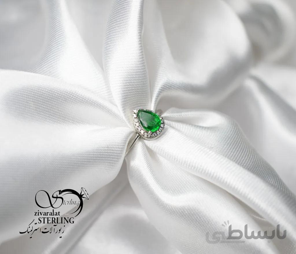 انگشتر نقره زنانه کد: 5328