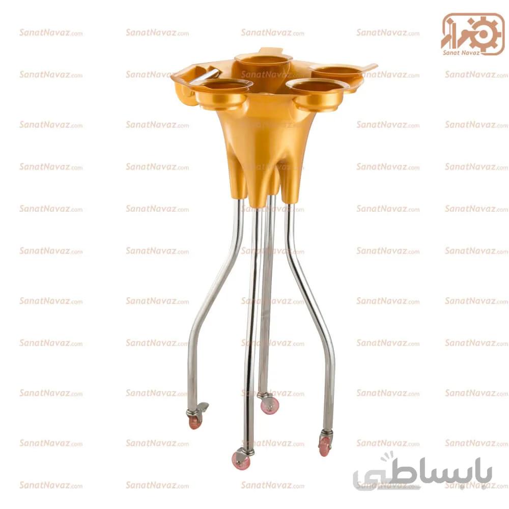 ترولی آرایشگاهی صنعت نواز مدل SN-2020 ا Industrial hairdressing trolley model SN-2020