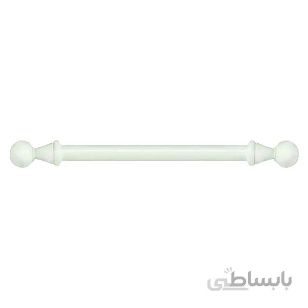 چوب پرده مدل sd چوبی طول 250 سانتیمتر سقفی سفید