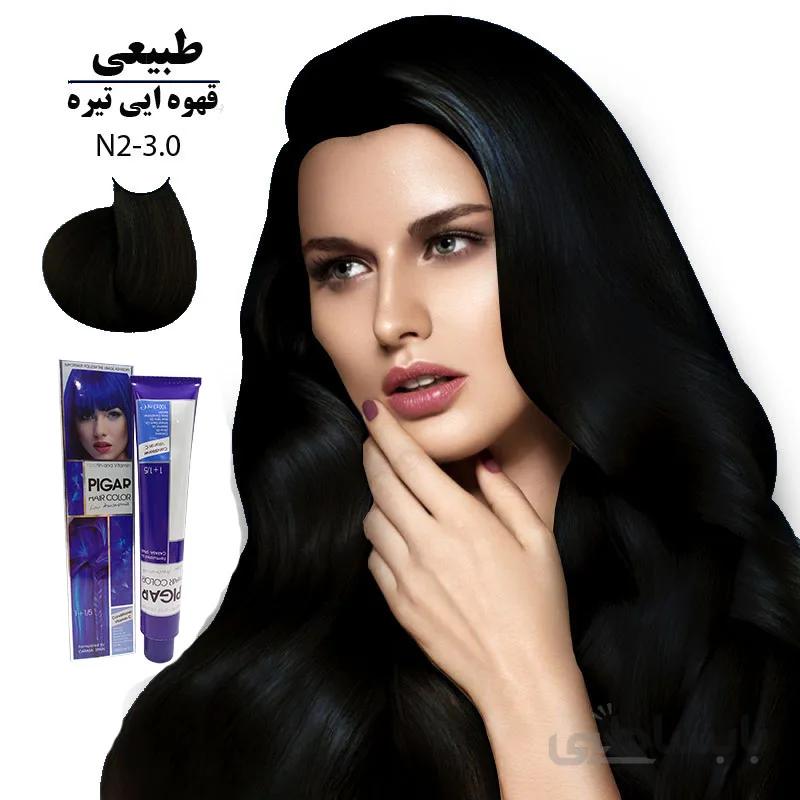 رنگ مو پیگار کراتینه قهوه ای تیره N2-3.0