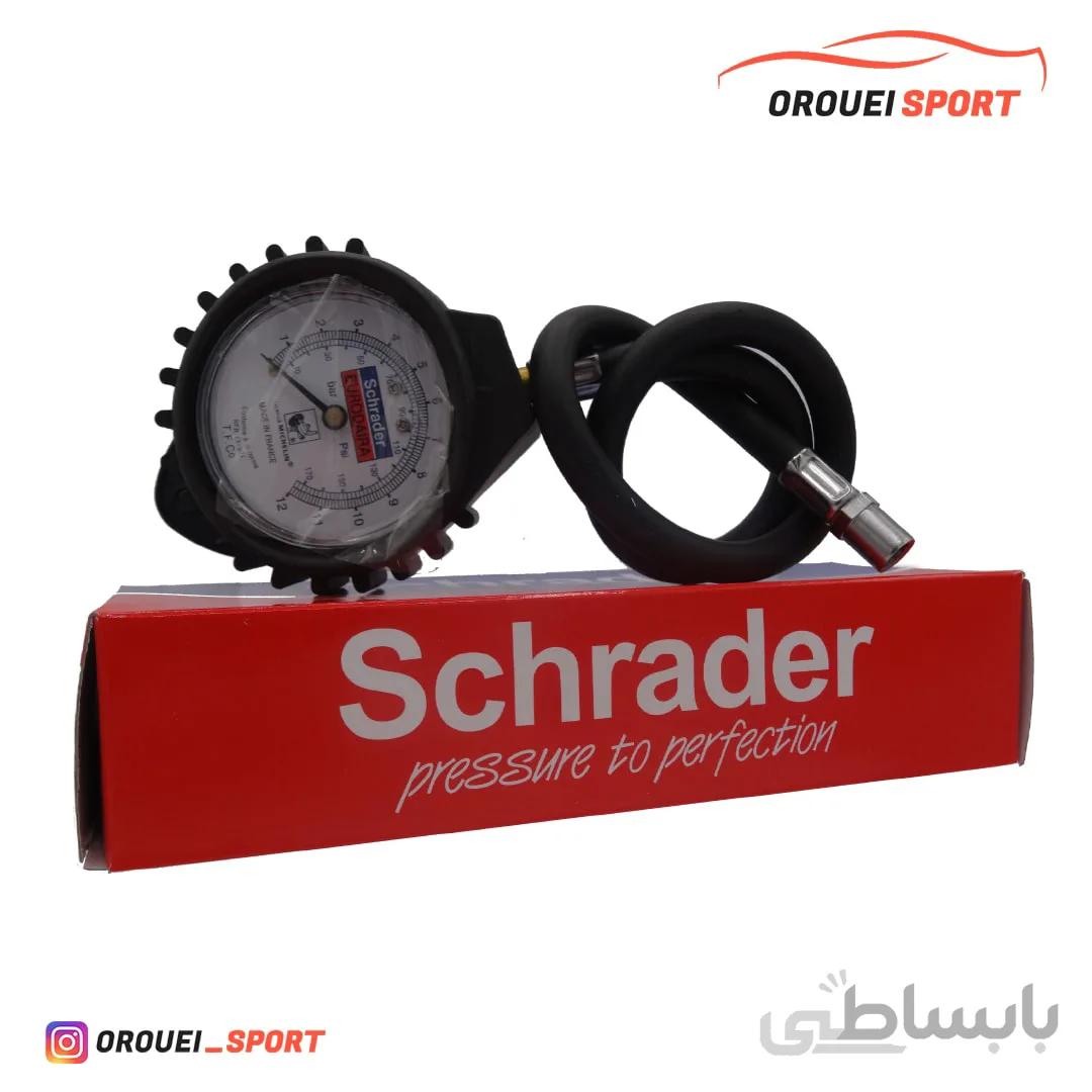 فشارسنج باد لاستیک شرادر