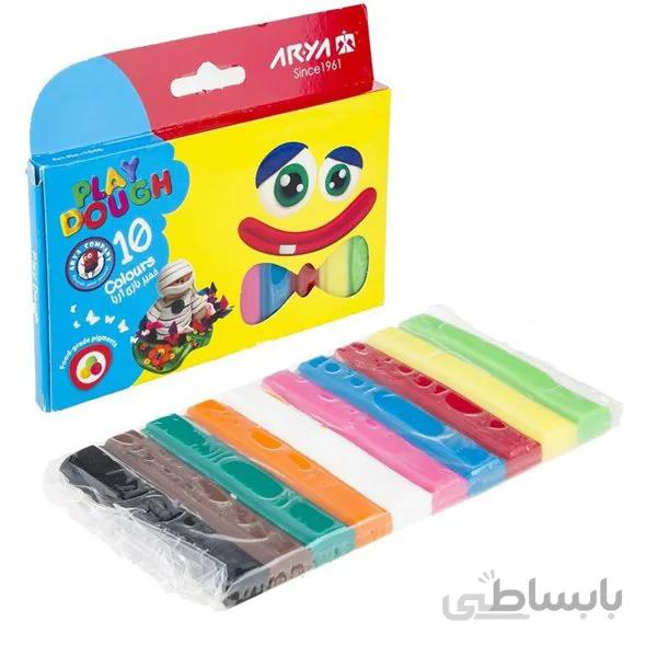خمیر بازی 10 رنگ آریا 1048