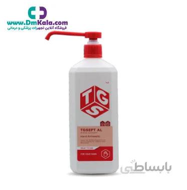 محلول ضدعفونی کننده دست 1 لیتری تی جی سپت مدل AL ا TGSEPT AL 1000ML