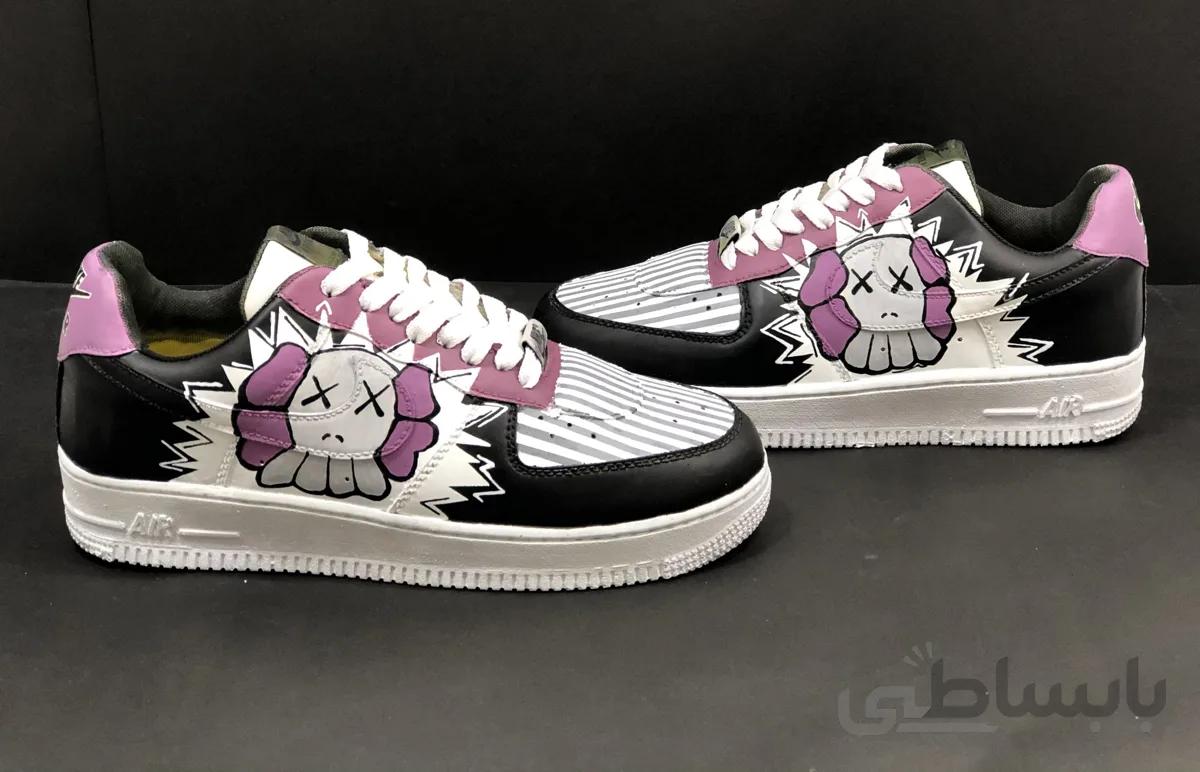 کتونی نایک ایرفورس۱ طرح اسکلت ا Nike Air Force 1 custom
