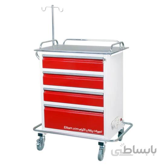 ترالی اورژانس چهار کشو ساده