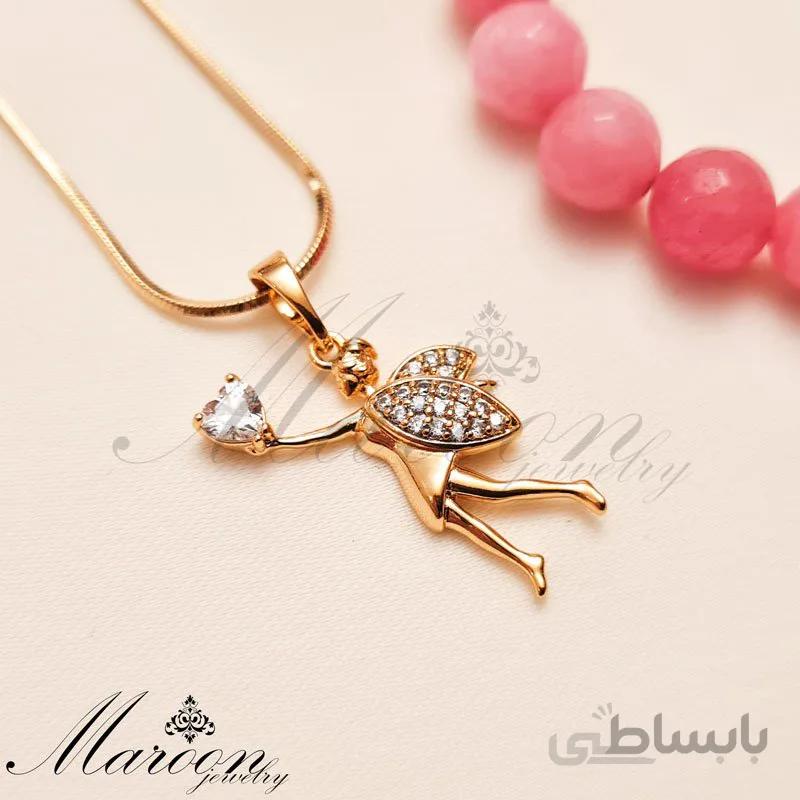 گردنبند فرشته و قلب مارون CN163