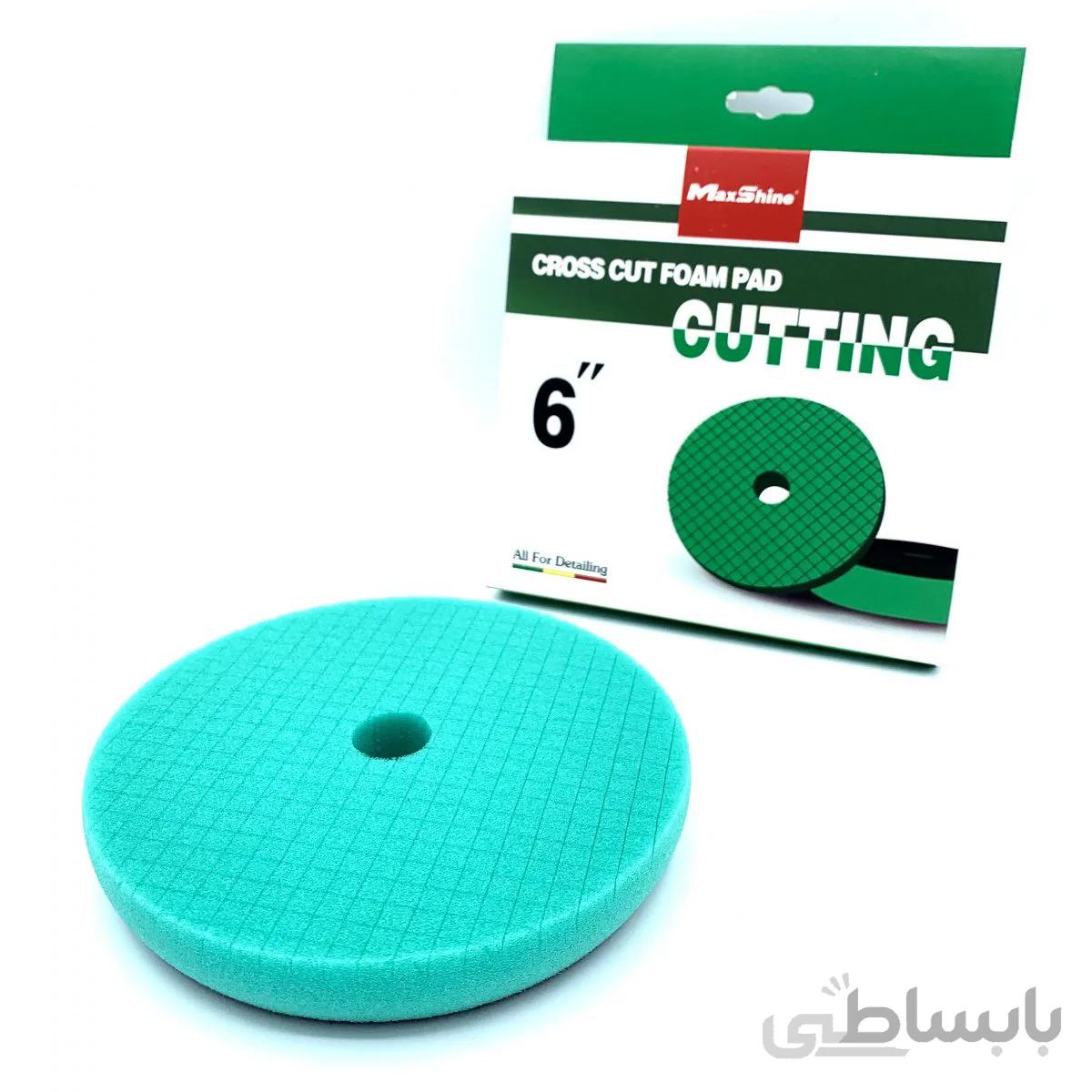 پد پولیش اوربیتال بسیار زبر شیاردار مکس شاین سایز 21 MaxShine Heavy cutting Pad