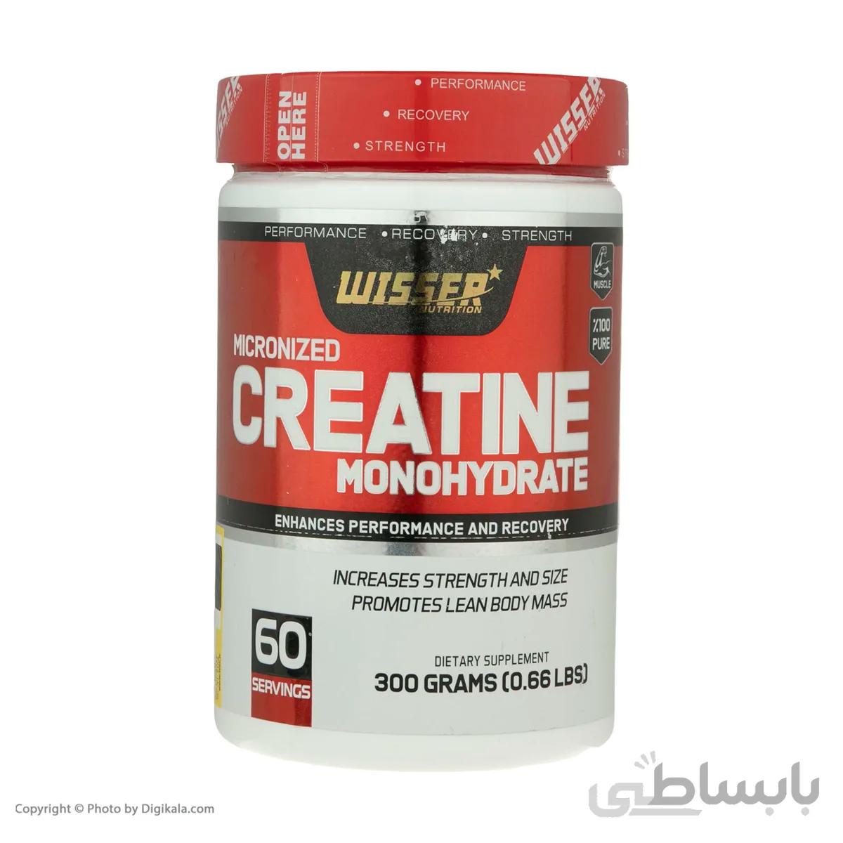 پودر کراتین مونوهیدرات بدون طعم ویثر 300 گرم
