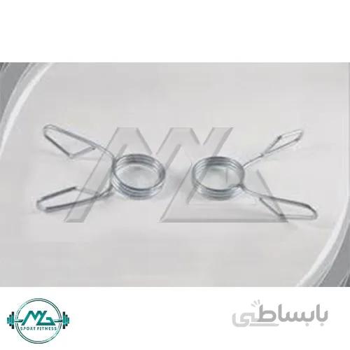 گیره فنری میله هالتر مدل A02 بسته دو عددی