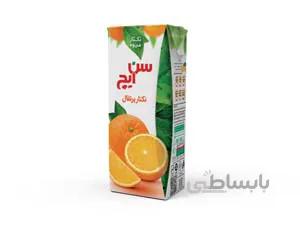 نکتار پرتقال سن ایچ پاکت 200cc باکس 36 عددی