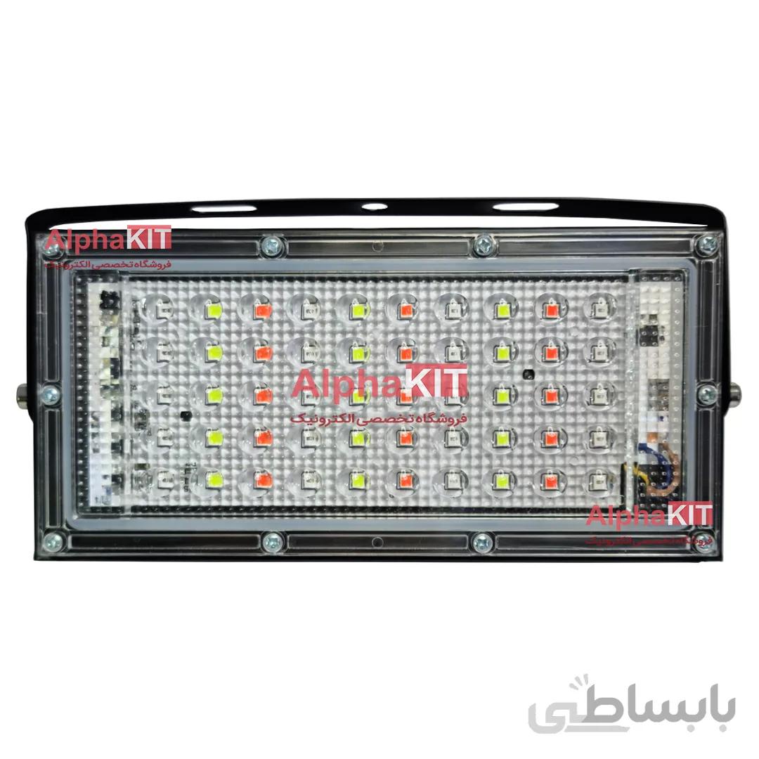 پروژکتور ال ای دی 50 وات 220 ولت RGB مدل BUYOIN