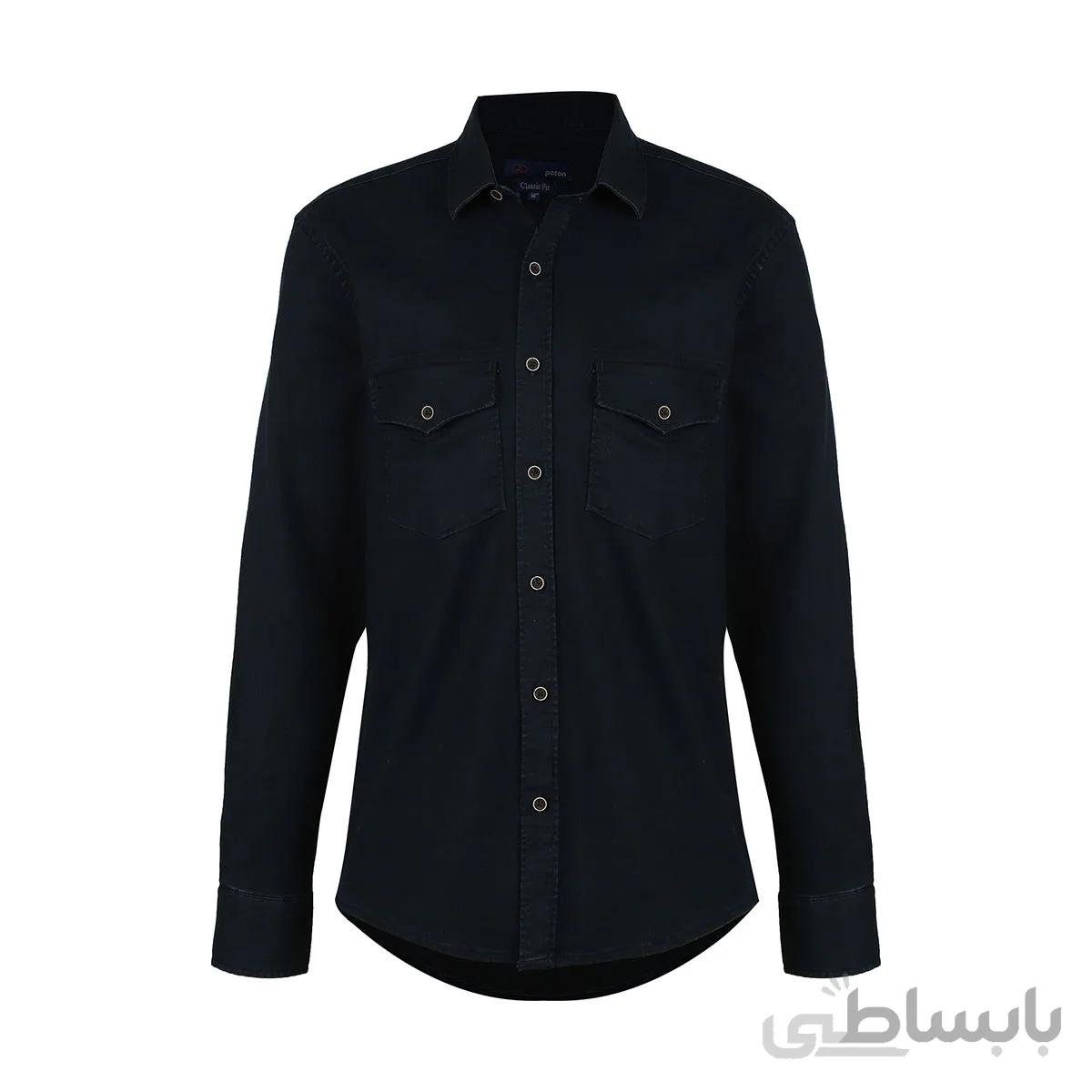 پیراهن مردانه دو جیب در دار