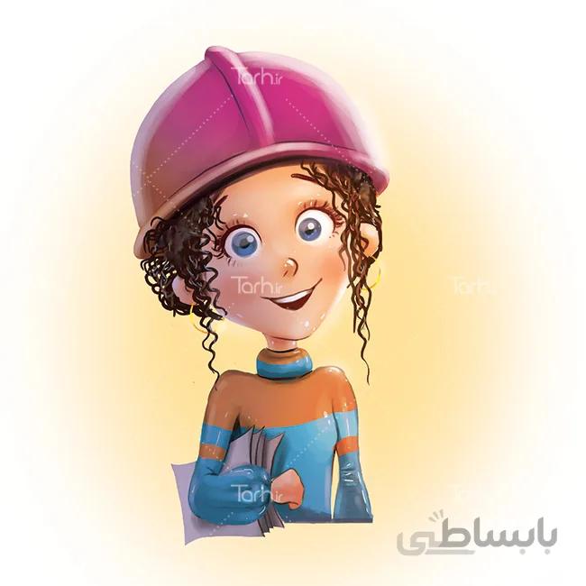 تصویرسازی دختر مهندس