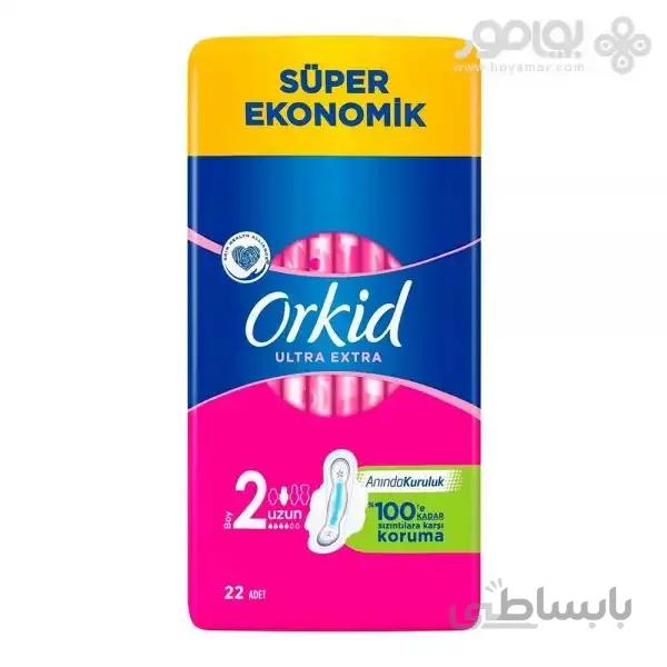 نوار بهداشتی ارکید مدل ULTRA EXTRA بسته 22 عددی