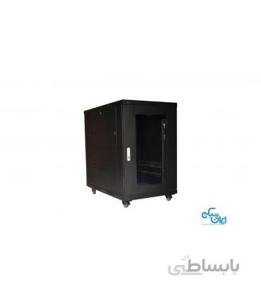 رک ایستاده پیشرفته الگونت 18 یونیت عمق 100 با درب فریم دار شیشه ای LRA-18/100FWR ا Stand Advance Rack Lgonet 18 Unit 100 Depth