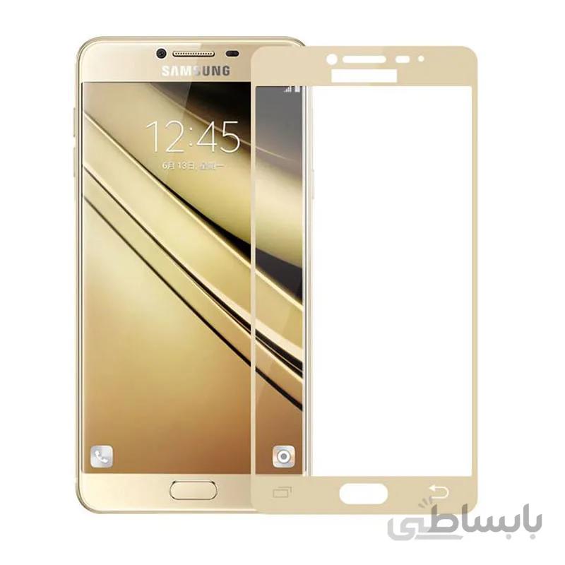 محافظ صفحه نمایش شیشه ای مدل Full Cover مناسب برای گوشی سامسونگ J2PRIME طلاییG532