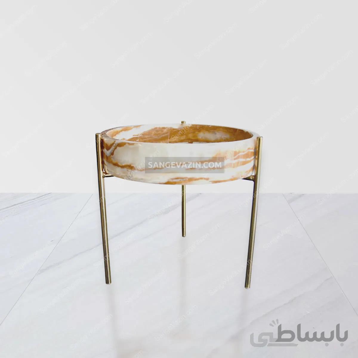 ظرف سرو سنگی آلکا