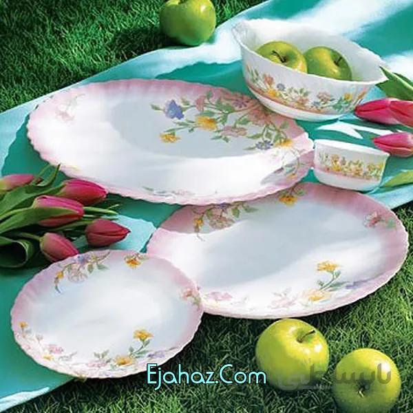 سرویس غذاخوری 19 پارچه لومینارک فرانسه مدل الیزه لومینارک(Luminarc)