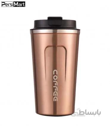 ماگ سفری طرح coffee گنجایش 0.510 لیتر