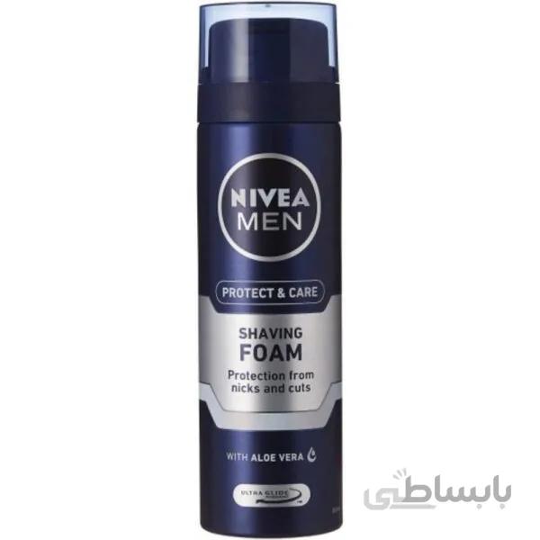 فوم ریش اصلاح نیوا ۲۵۰ میل رایحه آلوئه ورا – Nivea Shaving foam