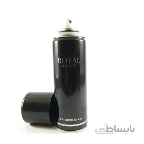 اسپری خوشبوکننده بدن(رویال بلک)ROYAL BLACK