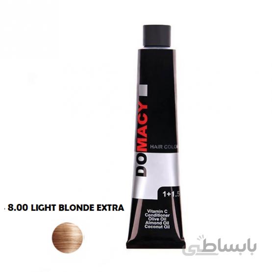 رنگ مو دوماسی سری طبیعی Light Blonde Extra 8.00