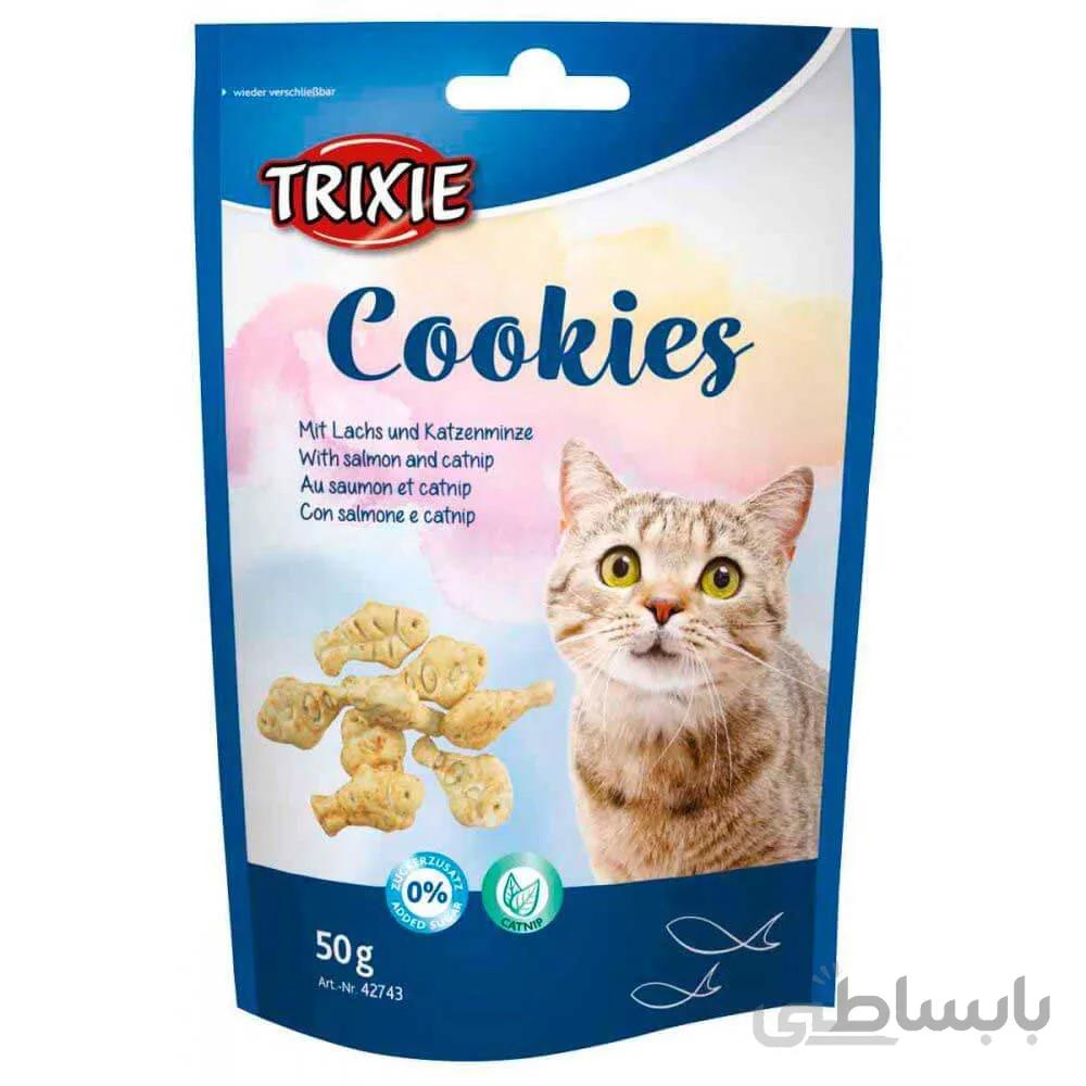 تشویقی گربه تریکسی مدل Coockies وزن 50 گرم ا Trixie Coockies Model for Cat 50g