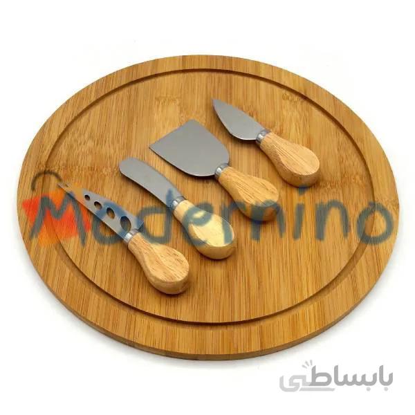 ست سرو پنیر بامبو 5 پارچه
