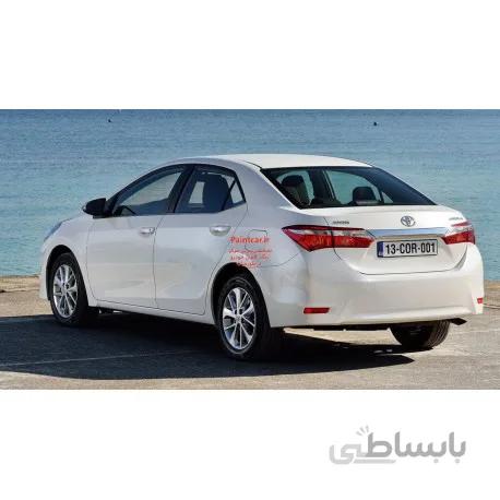 پک خشگیری و ترمیم رنگ اتومبیل سفید تویوتا کرولا (کدرنگ 040) TOYOTA COROLA