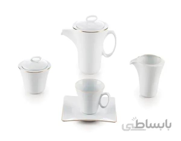سرویس چینی زرین 81 پارچه مدل الیسه سمن درجه عالی ا سرویس چینی زرین 81 پارچه مدل الیسه سمن درجه عالی