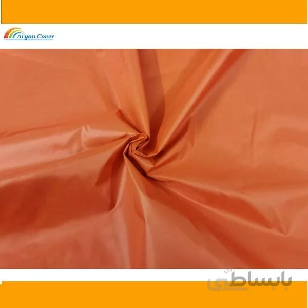 پارچه شمعی نارنجی پشت نقره ای عرض 150