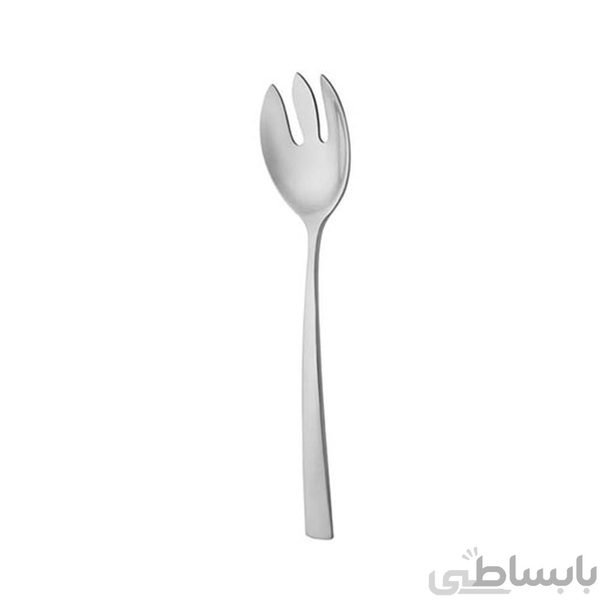 چنگال سرو سالاد ناب استیل مدل فلورانس