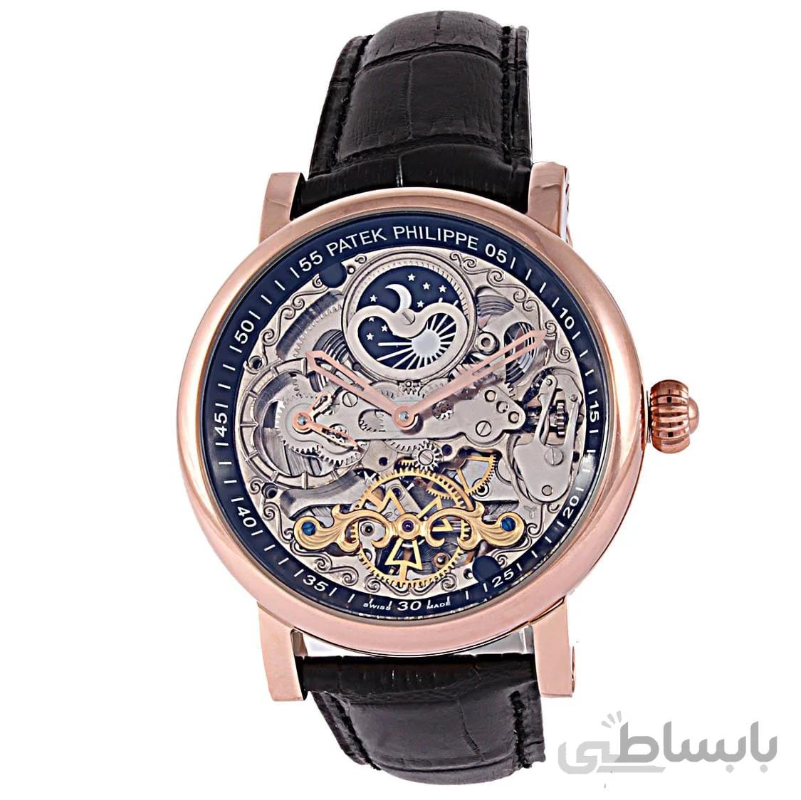 ساعت مچی مردانه پتک فیلیپ مدل Patek Philippe Skeleton P5059