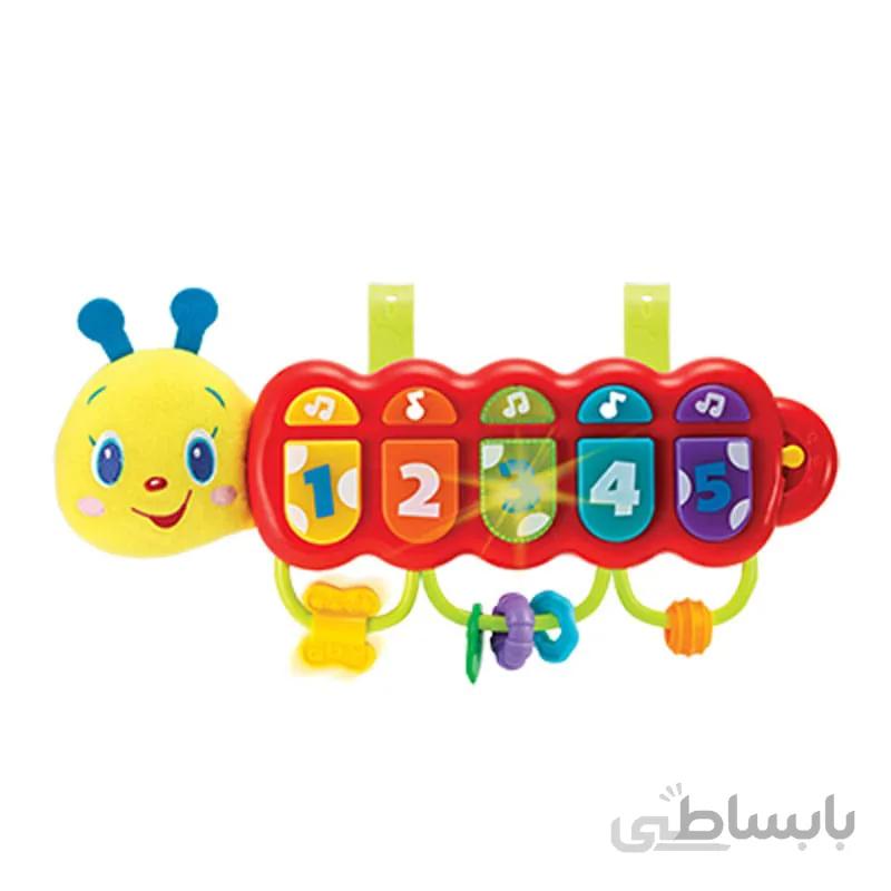 کرم ابریشم چراغدار وین فان Winfun Light Up Musical Caterpillar