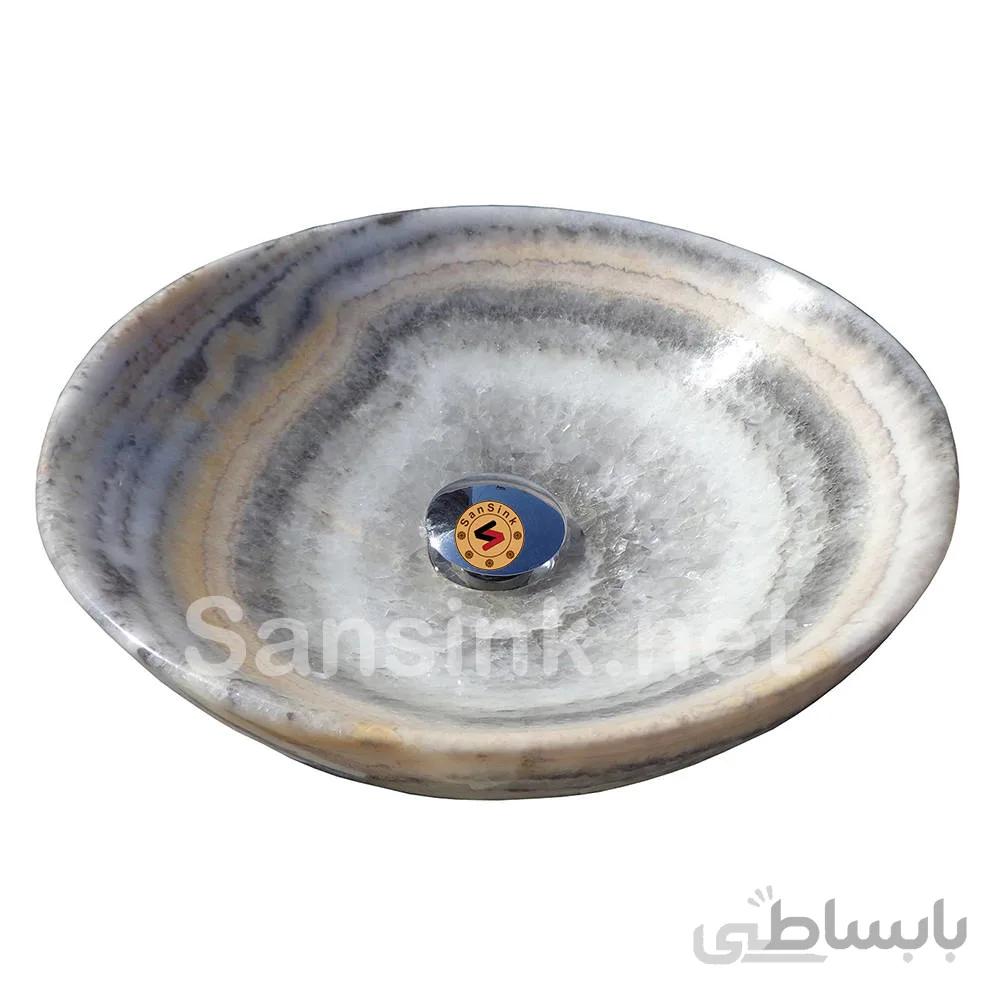 کاسه لاله مرمر عسلی