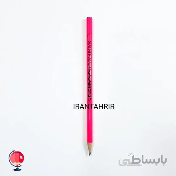 مداد مشکی فلورسنت آریا صورتی