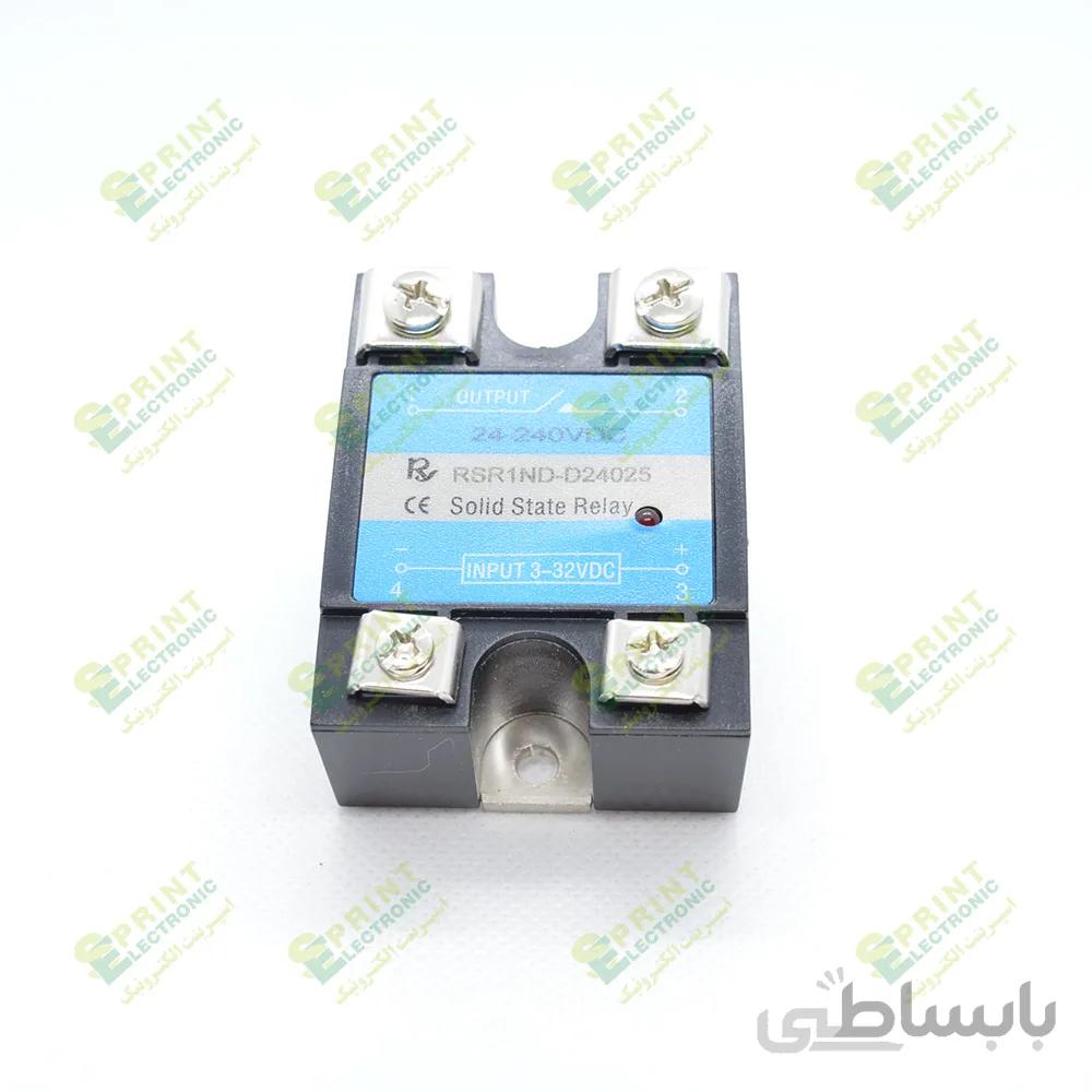 رله الکترونیکی SSR پیچ خور تک فاز 25 آمپر DC/DC