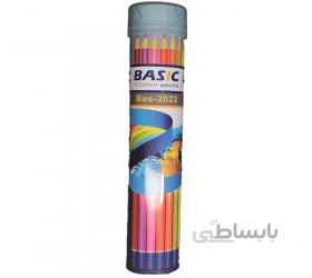 مداد رنگی basic بسته 12 عددی