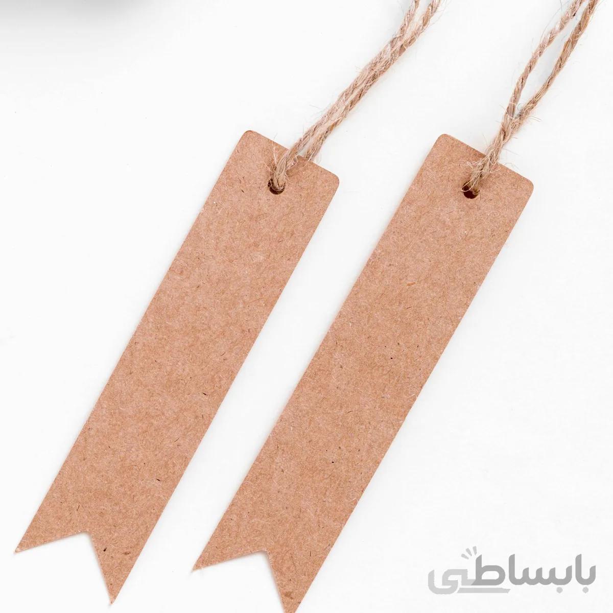 گیفت تگ خام کرافت طرح بوک مارک (مجموعه ۵۰ عددی)