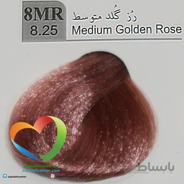 رنگ موی لاکچری دوپیر مدل 8MR (8.25) رزگلد متوسط 100 میل | Dupier Hair Color