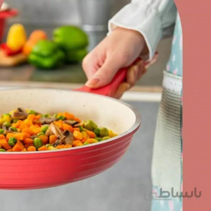 تابه تکدسته سایز 26 مدل کلاسیک خطی عروس کد 32226