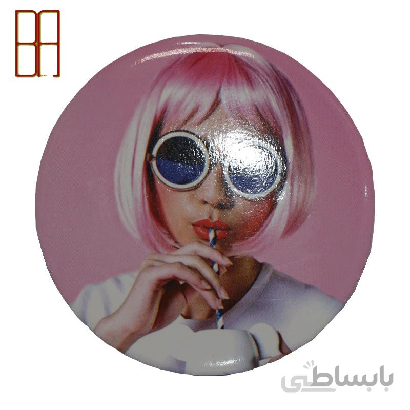 آینه گرد استند دار