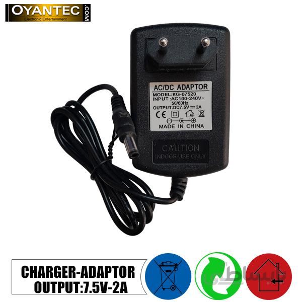 آداپتور سوئیچینگ 7.5 ولت 2 آمپر ا Switching Adapter 7.5 Volt 2 Amp