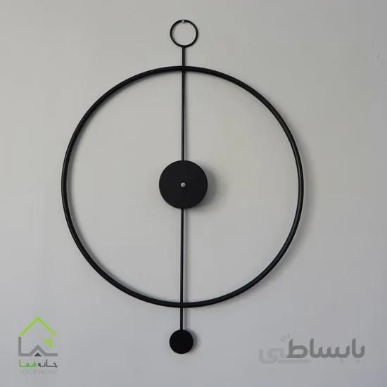 ساعت دیواری فلزی گرد