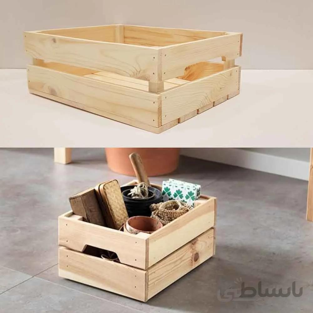 جعبه چوبی طرح ایکیا مدل h 10
