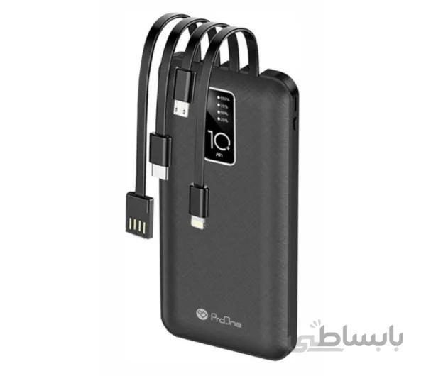 شارژر همراه پرووان مدل PPB5104 ظرفیت 10000 میلی آمپرساعت ا ProOne PPB5104 PowerBank 10000mAh