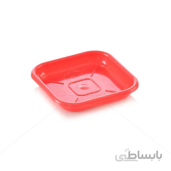 زیرگلدانی پلاستیکی مربع سایز بندی