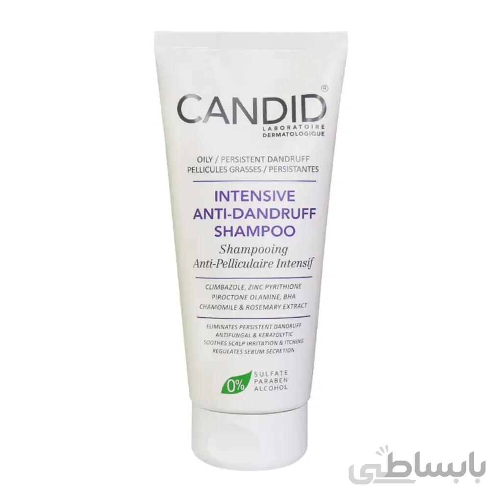 شامپو ضد شوره برای شوره چرب و مقاوم کاندید ا Intensive Anti - Dandruff Shampoo 200 ml CANDID