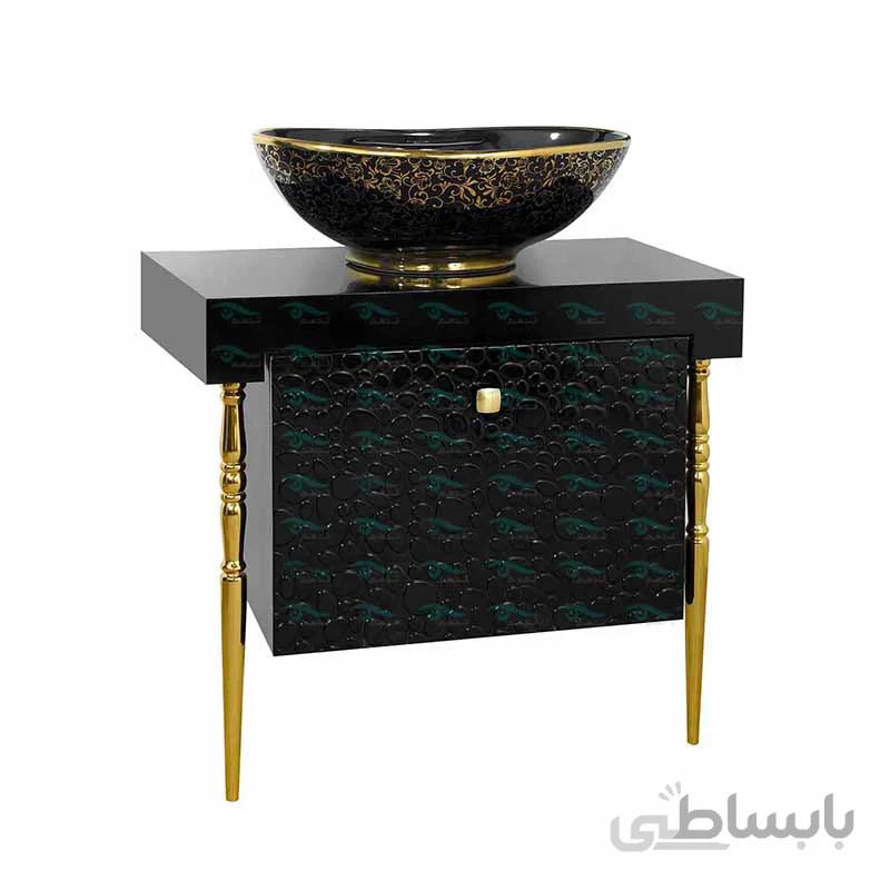 روشویی آذین مشکی